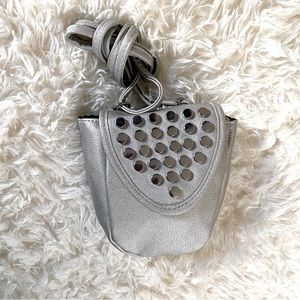 Silver Studded Bag